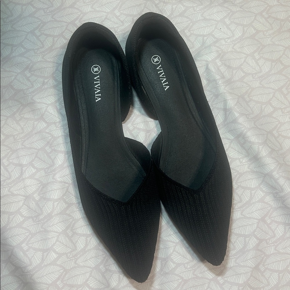 VIVAIA Women's Elegant Black Flats